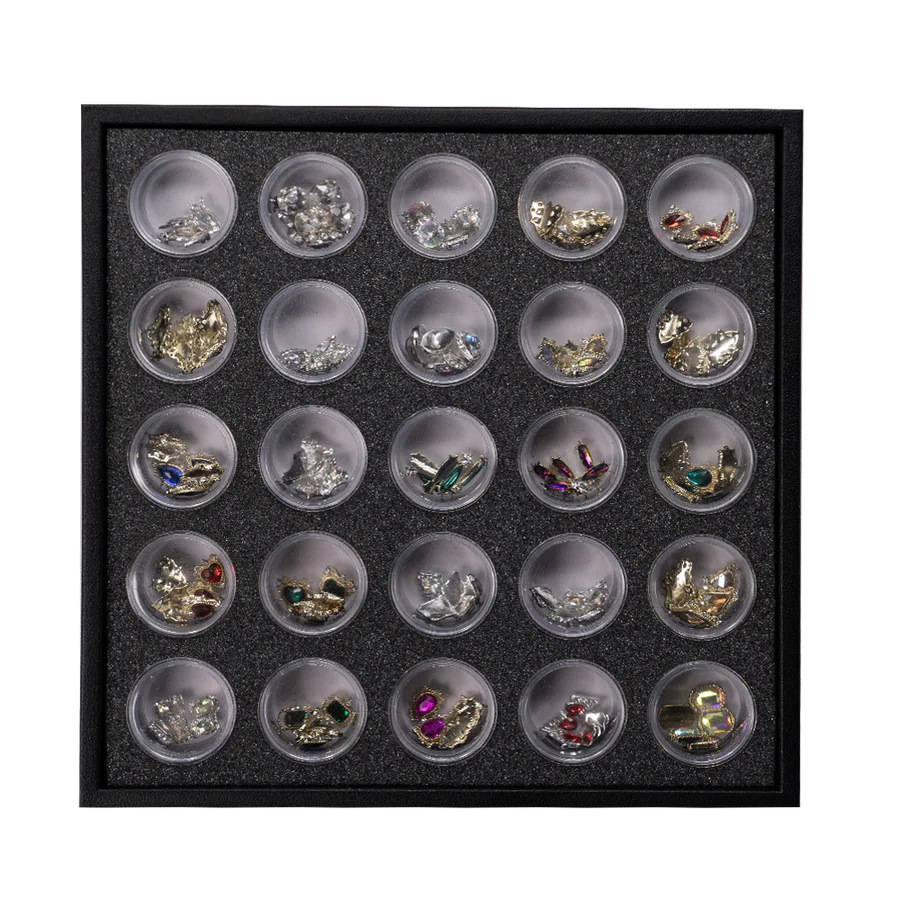 YN Sparkle and Shine Nail Jewels 125pc Charm Tray