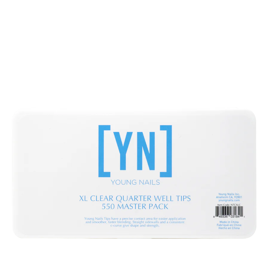YN Tips Clear Quarter Well Extra Long 550 Pak
