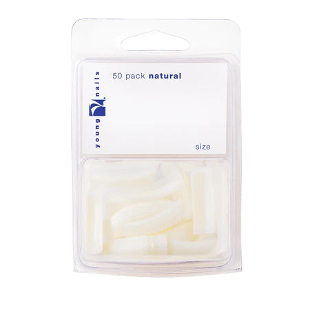 YN Natural Nail Tips Refill 50 packs