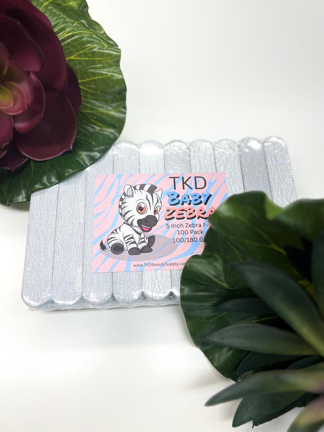 TKD 100/180 Baby Zebra File 100pk 5 Inch