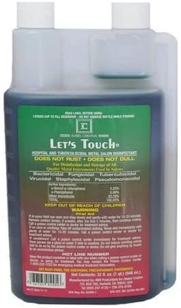 Let's Touch 32oz Disinfectant Concentrate
