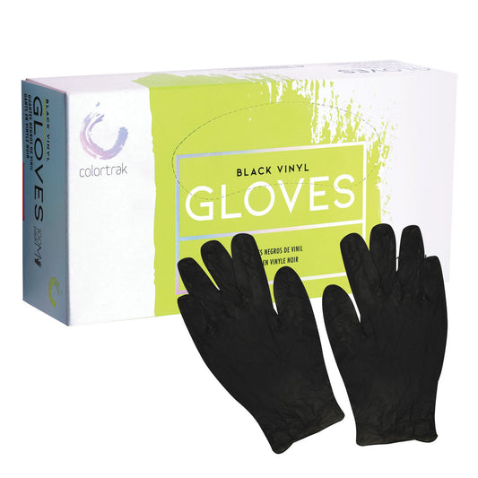 Gloves Black Vinyl 100 Box