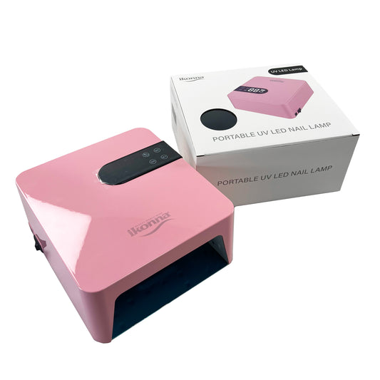 Ikonna Portable Rechargeable LED Nail Curing Lamp Pink