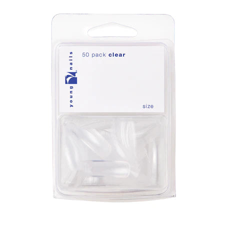 YN Clear Nail Tips 50Pk Refill