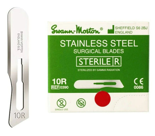 Dermaplaning Blades #10R 100 Pack