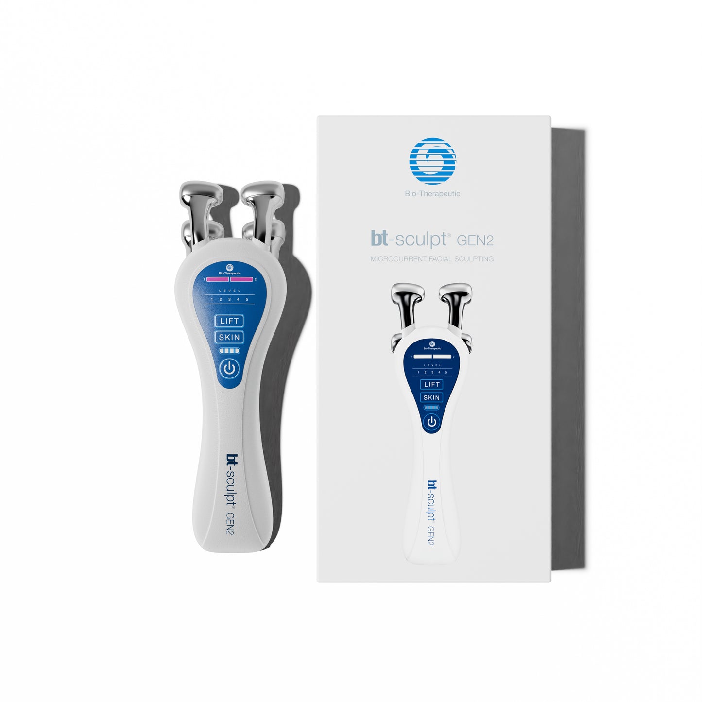 BT Biotherapeutic Sculpt Microcurrent Facial Sculpting Device Gen2 White
